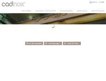 Tablet Screenshot of cadinox.com